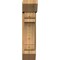 Ekena Millwork Olympic Slat Rough Sawn Bracket w/ Offset Brace, Western Red Cedar, 8"W x 22"D x 34"H BKT0806X22X34OLY06RWR - alternate 3
